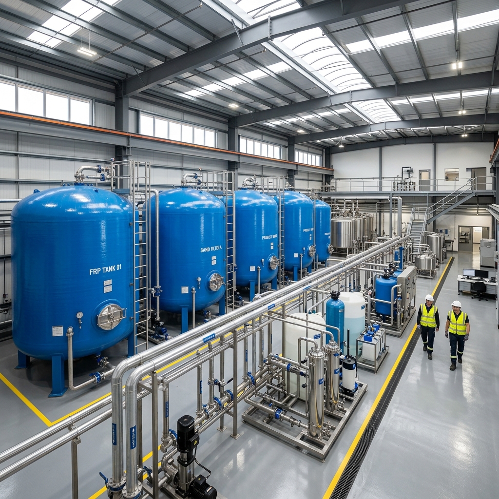 Commercial RO Filter Setup